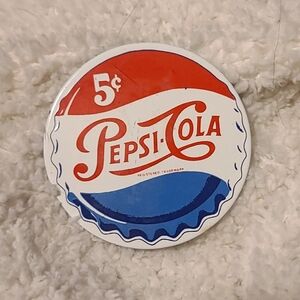 PEPSI COLA - 5 cents - Bottle Cap Magnet